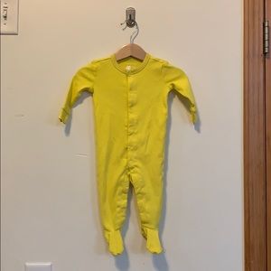 Primary snap footie, 6-9 months